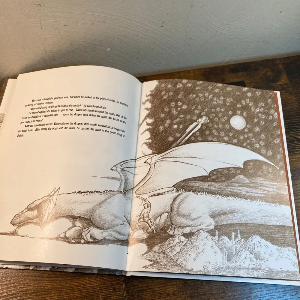 The Dragon of Ord McAdoo 1985 HC Rare OOP Low Run Illustrated Kids Fantasy Book